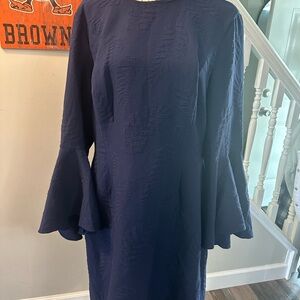 Bnwt navy bell sleeve Lilly Pulitzer Kayla dress